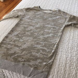 Gap French terry camo dress